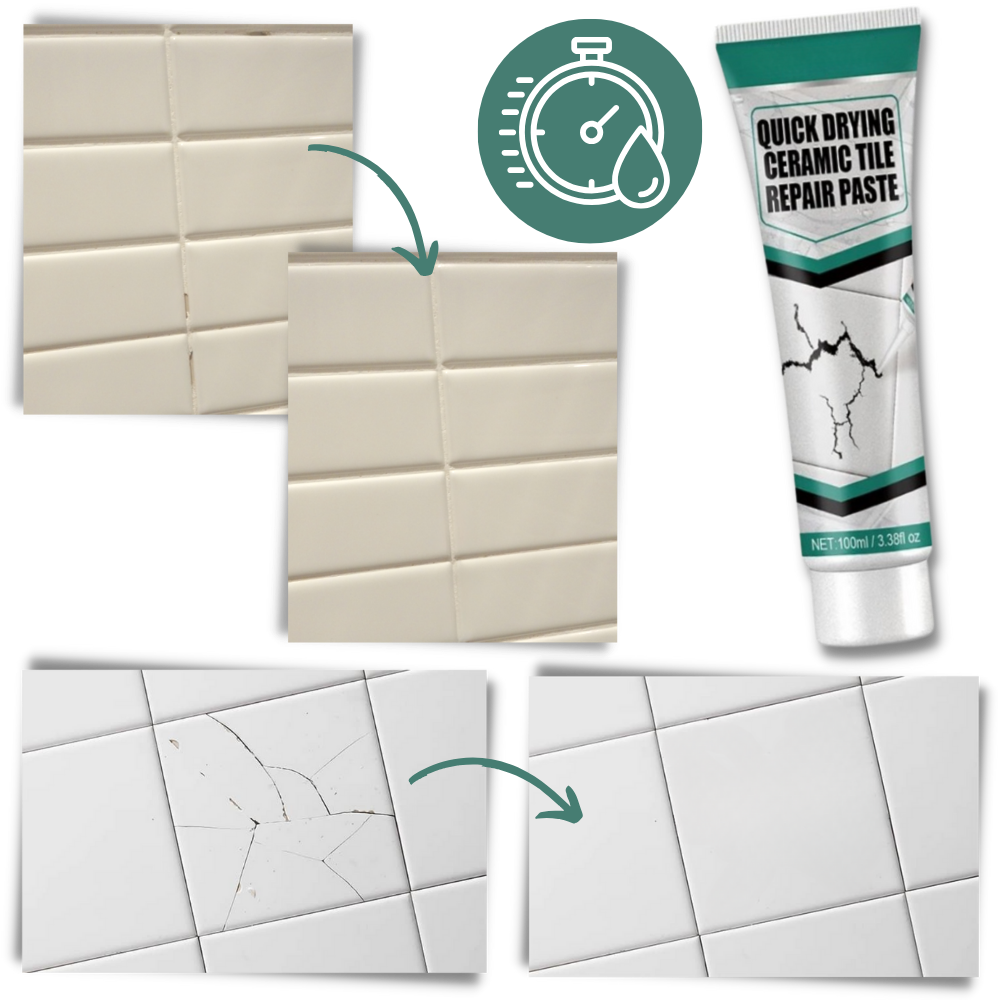 TileRestore - Keramische Reparatiepasta Set für Fliesen