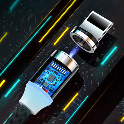 MagneCharge 3-in-1 Magnetisches Ladekabel für einfache und schnelle Aufladung