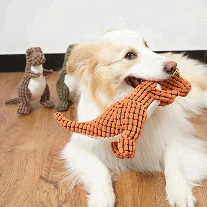 CanineTough | Unzerstörbarer Dino Spielzeug für Hunde