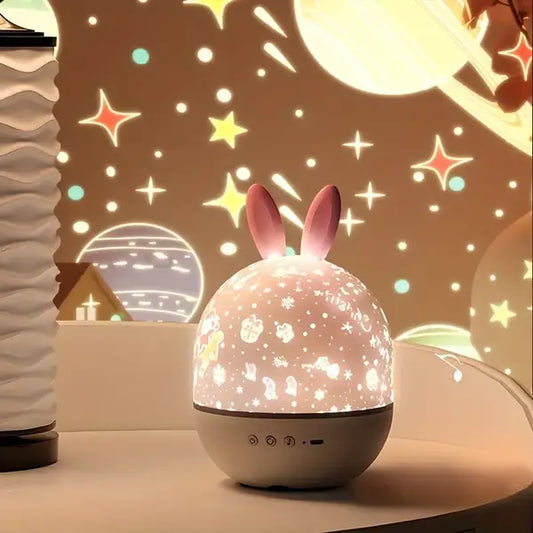 Droomlicht Sternenprojektor Nachtlampe: Zauberhafter Sternenhimmel & Einschlafhilfe für Kinder