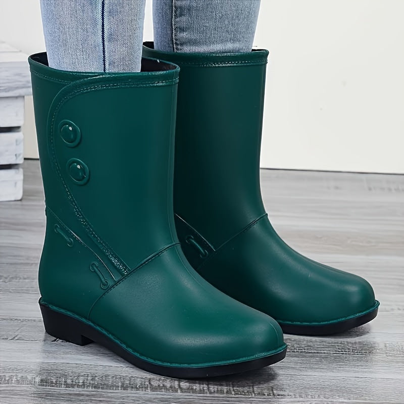 Modische Damen-Regenstiefel für den Herbst: Wasserfest & Komfortabel – Perfekt für jedes Wetter!