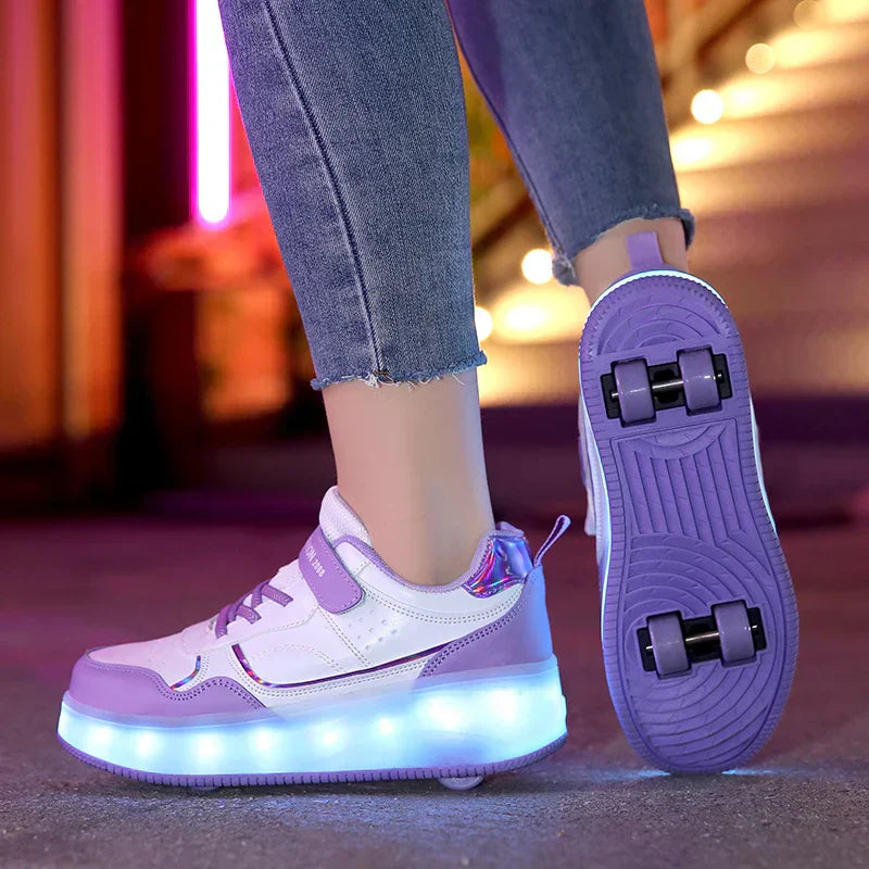 Zoe Orthopädische LED Rollschuhe - Stilvolle & Sichere Sneakers für Kinder