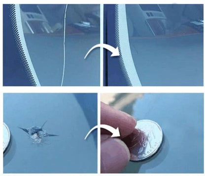 SwiftPatch | Professionelle Reparatur von gesprungenem Glas | Auto Windschutzscheiben-Reparatur-Kit