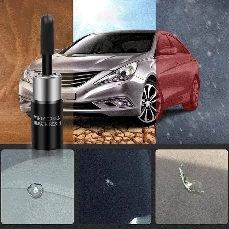 SwiftPatch | Professionelle Reparatur von gesprungenem Glas | Auto Windschutzscheiben-Reparatur-Kit