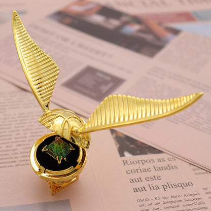 Magischer Goldener Schnatz Ringbox - 18 Karat Vergoldet, Luxuriöses Sammlerstück