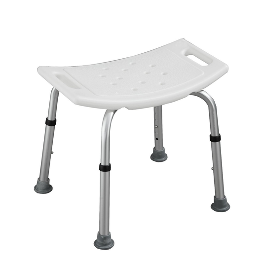 Duschhocker für Senioren, höhenverstellbar & rutschfest – FlexiSeat Duschstuhl als sichere Badehilfe
