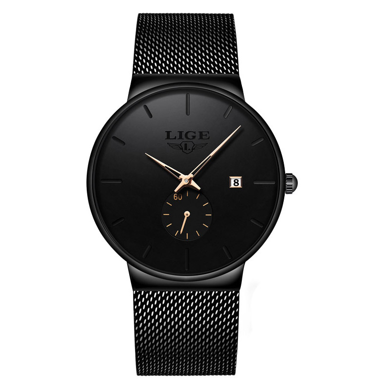 Wasserdicht Luxus Quarz Uhr | Elegantes Edelstahl-Design