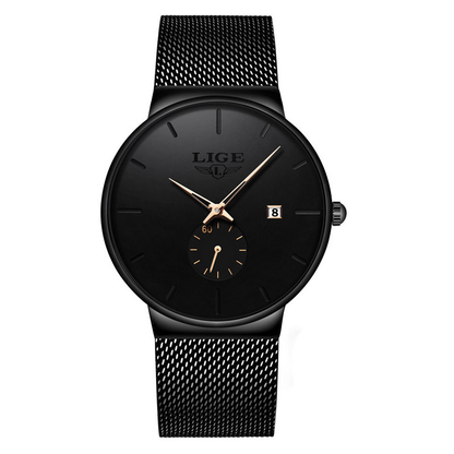 Wasserdicht Luxus Quarz Uhr | Elegantes Edelstahl-Design