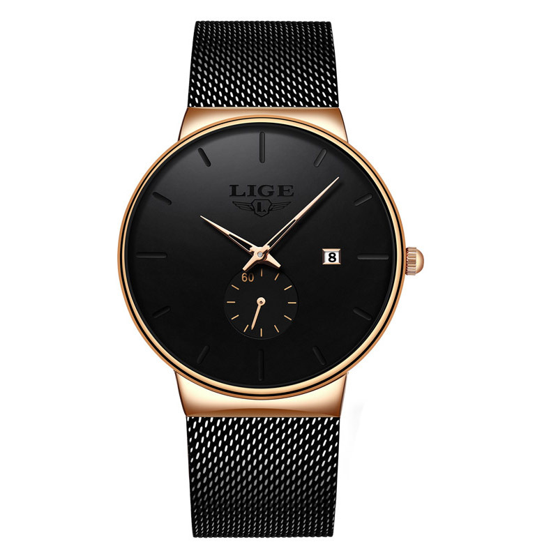 Wasserdicht Luxus Quarz Uhr | Elegantes Edelstahl-Design