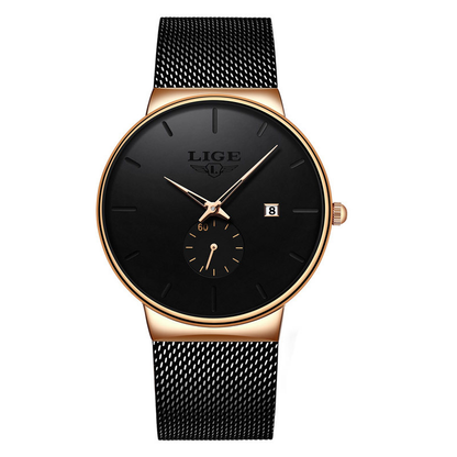 Wasserdicht Luxus Quarz Uhr | Elegantes Edelstahl-Design