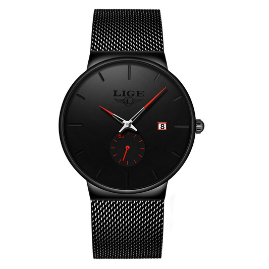 Wasserdicht Luxus Quarz Uhr | Elegantes Edelstahl-Design