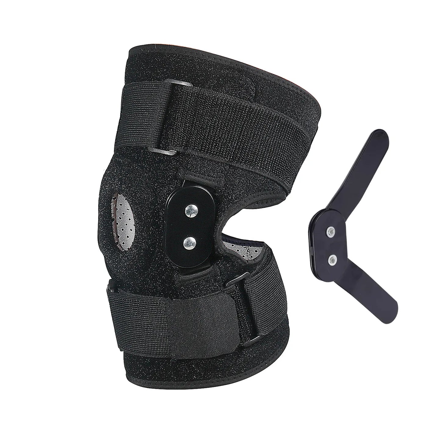 FlexiSupport: Verstellbare Kniebandage mit Scharnier für maximale Bewegungsfreiheit und Schmerzlinderung
