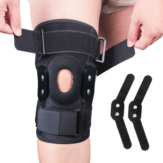 FlexiSupport: Verstellbare Kniebandage mit Scharnier für maximale Bewegungsfreiheit und Schmerzlinderung
