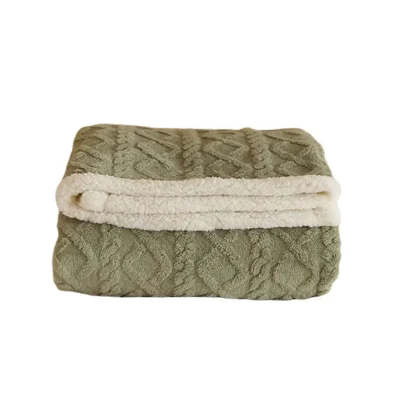 Superweiche Fleece-Kuscheldecke – Ihr Gemütlicher Begleiter für Herbst & Winter auf Sofa & Bett