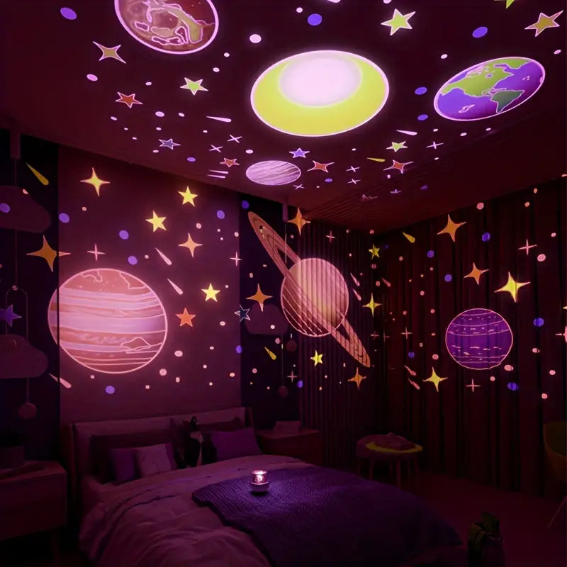 Droomlicht Sternenprojektor Nachtlampe: Zauberhafter Sternenhimmel & Einschlafhilfe für Kinder
