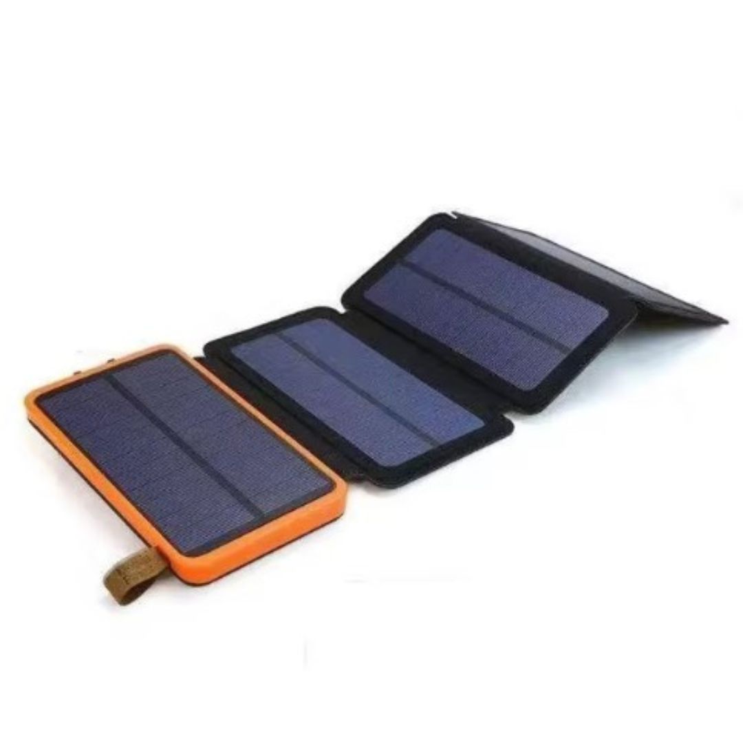 PowerFold Solar-Powerbank: Tragbar, faltbar & wasserdicht für unbegrenzte Energie unterwegs