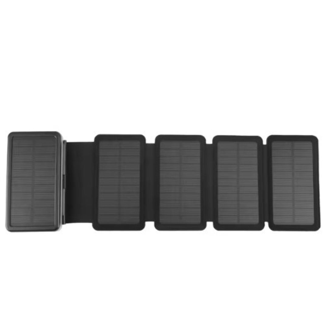 PowerFold Solar-Powerbank: Tragbar, faltbar & wasserdicht für unbegrenzte Energie unterwegs