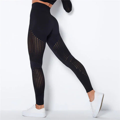 Anti-Cellulite Leggings mit hoher Taille - Kompression und Formgebung
