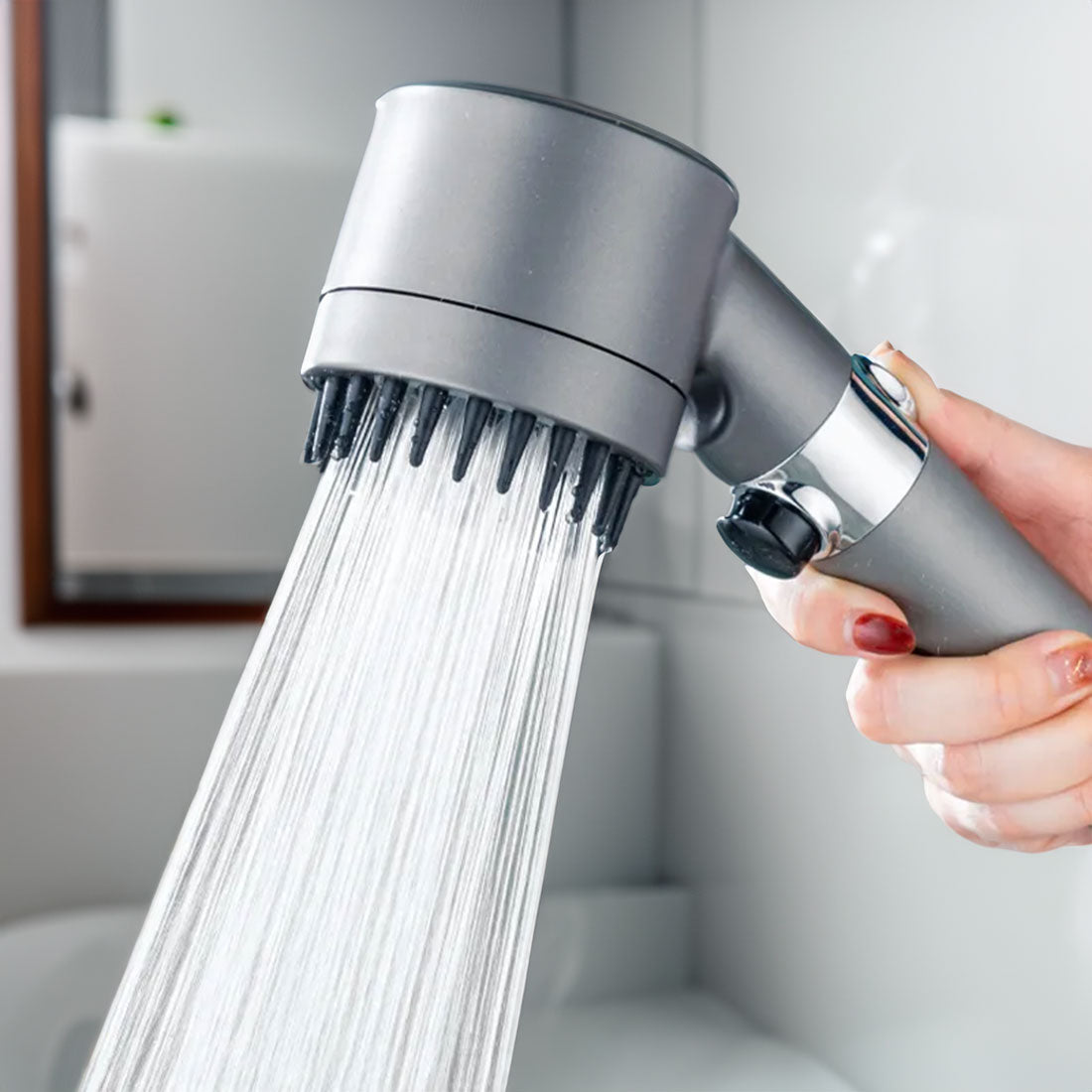 Kraftvoller Hochdruck-Duschkopf: Erleben Sie eine luxuriöse & wassersparende Dusche