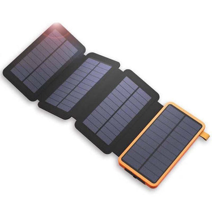 PowerFold Solar-Powerbank: Tragbar, faltbar & wasserdicht für unbegrenzte Energie unterwegs
