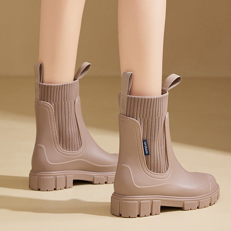 Modische Damen-Regenstiefel für den Herbst: Wasserdicht, warm & rutschfest für Komfort und Stil