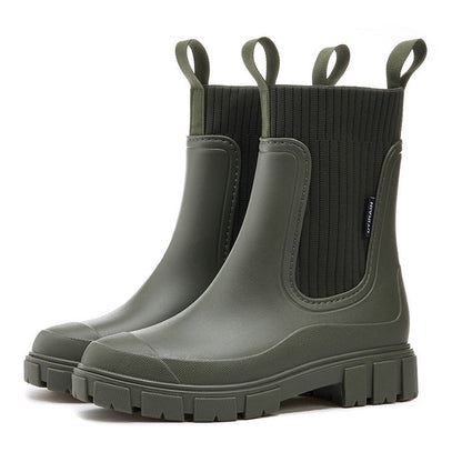 Modische Damen-Regenstiefel für den Herbst: Wasserdicht, warm & rutschfest für Komfort und Stil
