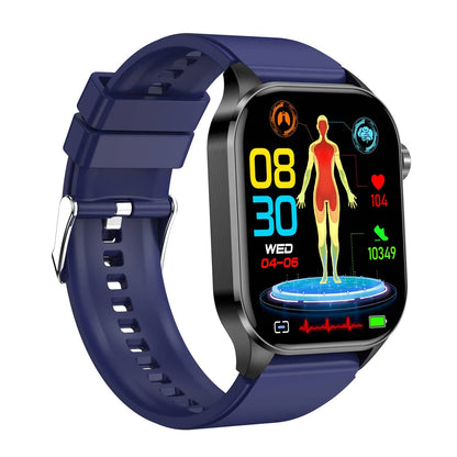 Umfassende Gesundheits-Smartwatch: EKG, Blutdruck, Fitness-Tracking | Für iOS & Android
