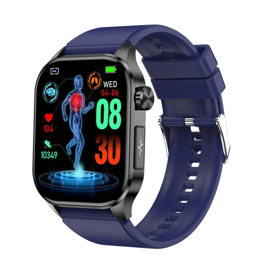 Umfassende Gesundheits-Smartwatch: EKG, Blutdruck, Fitness-Tracking | Für iOS & Android