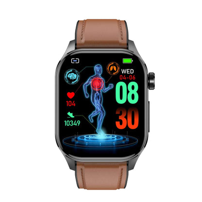 Umfassende Gesundheits-Smartwatch: EKG, Blutdruck, Fitness-Tracking | Für iOS & Android