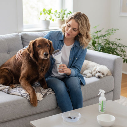 KammVital - Elektrischer Läusekamm für Kinder, Erwachsene & Hunde – Effektiv & Schmerzfrei